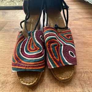 Colorful Patterned Women's Sandals